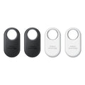 Samsung SmartTag2 (2023) Bluetooth + UWB, IP67 Water and Dust Resistant, Findable via App, 1.5 Year Battery Life (4-Pack) - Black/White (Global Edition, No US Warranty)