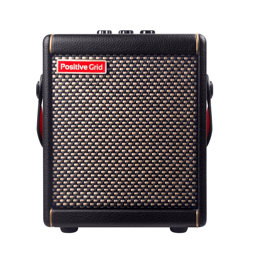 Positive Grid Spark MINI 10W Small Smart Guitar Amp & Bluetooth Speaker | Portable Sound for Guitar Playing at Home or On The Go | Black