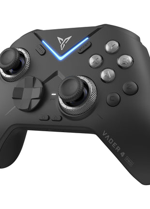 FLYDIGI Vader 4 Pro PC Controller Force Adjustment Lever Joystick, Hall & Micro Triggers, 1000Hz Report Rate, 4-Motor Stereo Vibration, 800mAh, Multi-Platform for PC/NS/Android/TV (No Xbox/PS)