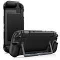 TiMOVO Dockable Case for Nintendo Switch 2 2025, TPU Grip Protective Cover Accessories with Ergonomic Design for Switch 2 Console & JoyCon, Shock-Absorption Anti-Scratch Precise Cutouts, Black