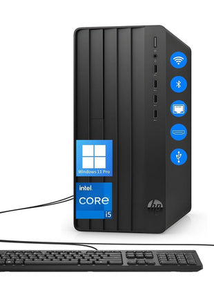 HP Desktop Computers Tower PC for Home Business Student, Intel 6-Core i5-12500 (Beat i7-11700), 32GB DDR4 RAM, 1TB PCIe SSD, WiFi, Bluetooth, RJ-45, Keyboard and Mouse, Windows 11 Pro, Wendbo