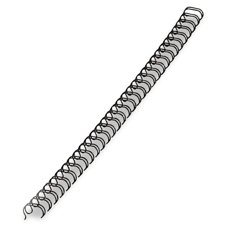 Fellowes Wire Binding Spines, 1/2 Inch Diameter, Black, 100 Sheets, 25 Pack (5255401)