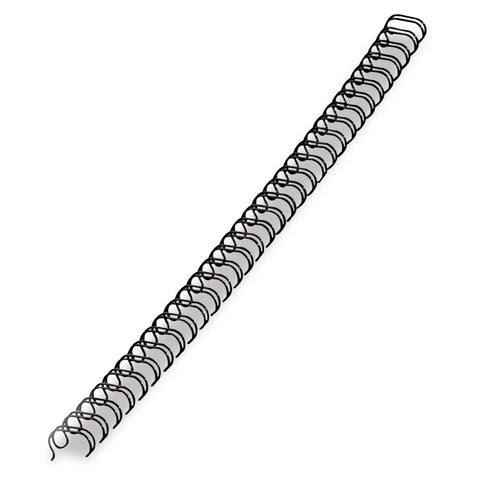 Wire Bindings, Various Diameters, Black, 25/Pack