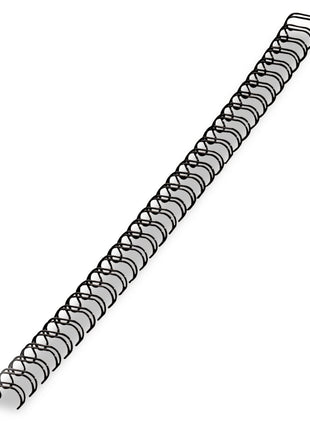 Fellowes 5255401 Double-Loop Wire Binding Combs, 1/2-Inch, 100 Sht Cap,25/PK, BK