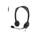 Logitech H111 Wired Headset, Stereo Headphones with Noise-Cancelling Microphone, 3.5 mm Audio Jack, PC/Mac/Laptop/Smartphone/Tablet - Black