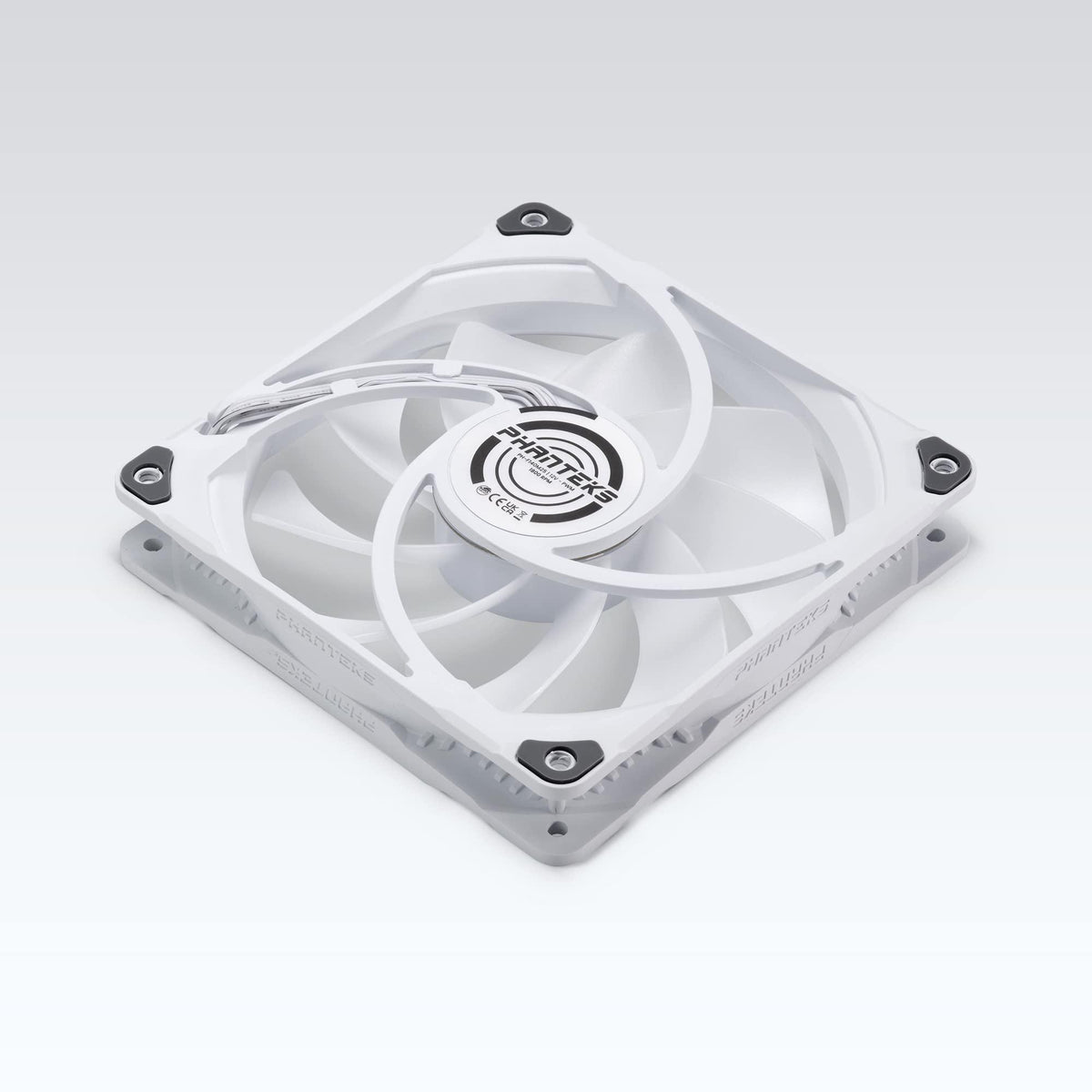 Phanteks M25-140 D-RGB Fan, High-Airflow Radiator Performance, PWM Control up to 1800RPM, ARGB/DRGB Lighting, Daisy-Chain Cable, White, 3 Pack