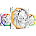 be quiet! Light Wings White 140mm PWM High Speed Triple Pack Premium ARGB Cooling Fan | 4-Pin | BL103