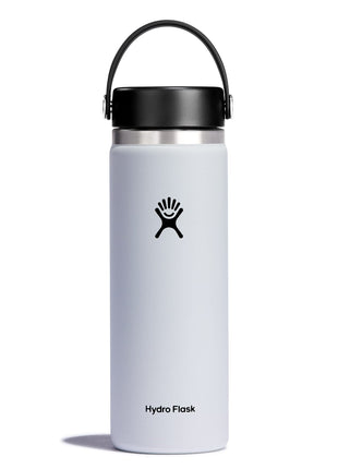 Hydro Flask Water Bottle - Insulated Stainless Steel - Wide Mouth Flex Lid, Non Spill, Leakproof and Refillable in 20 Oz