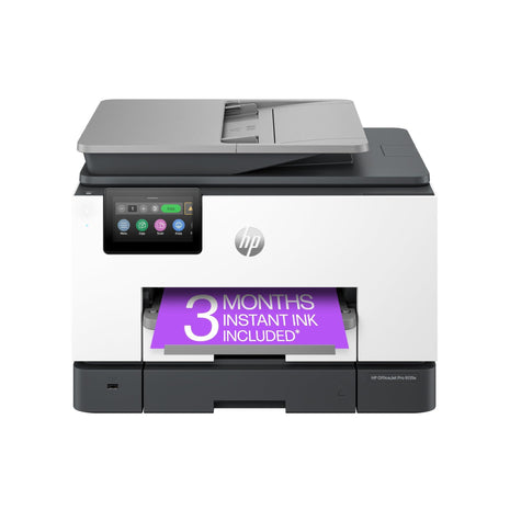 HP OfficeJet Pro 9135e Wireless All-in-One Color Inkjet Printer, Print, scan, copy, fax, ADF, Duplex printing best-for-office, 3 month Instant Ink trial included, AI-enabled (404M0A)