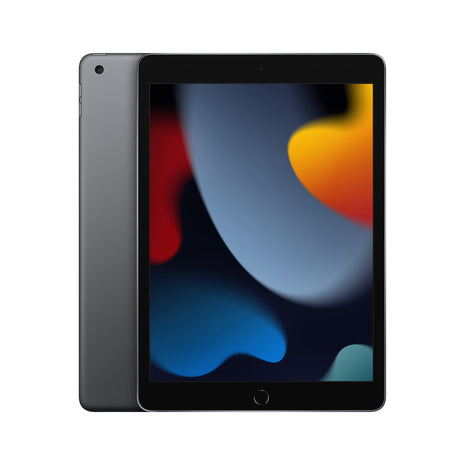 Apple iPad (9th Generation): with A13 Bionic chip, 10.2-inch Retina Display, 64GB, Wi-Fi, 12MP front/8MP Back Camera, Touch ID, All-Day Battery Life  - Space Gray