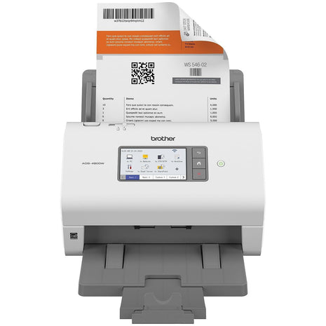 Brother ADS-4900W Professional Desktop Scanner with Fast Scan Speeds, Duplex, Wireless, and Large Touchscreen