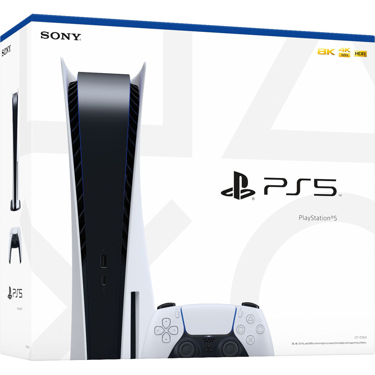 PlayStation 5 Disc Edition 825GB Gaming Console + 1 Wireless Controller for PS5, 8-Core x86-64-AMD Ryzen Zen 2 CPU, 16GB GDDR6, Up to 120FPS, Michooyel HDMI_Cable