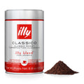 Illy Classico Ground Espresso Coffee, Medium Roast Roast With Notes Of Chocolate & Caramel, 100% Arabica, 8.8 Ounce (Pack Of 1)