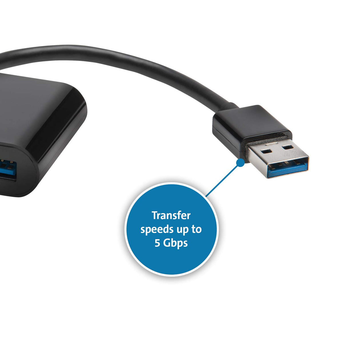 Kensington K39121WW UH4000 USB 3.0 4-Port Hub