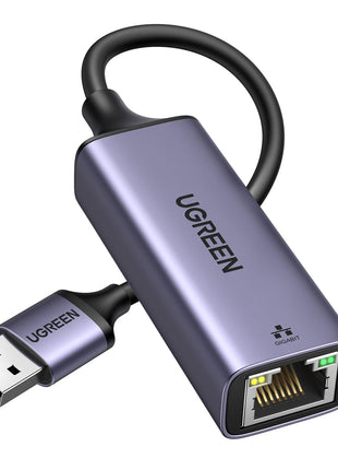 UGREEN USB to Ethernet Adapter, Plug and Play 1Gbps Aluminium Adapter | Gigabit RJ45 to USB 3.0 Network Dongle, Compatible with Nintendo Switch, Laptop, MacBook, Surface Pro, Windows