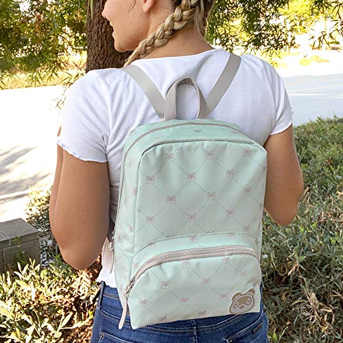 Controller Gear Animal Crossing - Small Backpack Mini Bookbag Travel Bag for Console & Accessories - Tom Nook Quilted