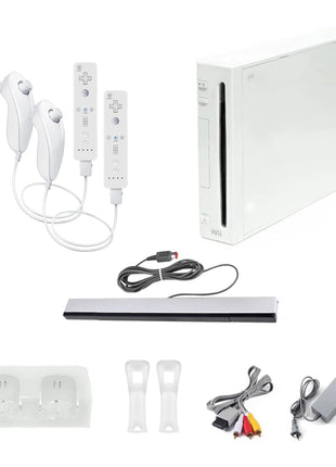 Nintendo Wii Console, White Premium Bundle (Renewed)