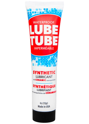 LubeTube 4oz – Multipurpose Synthetic Grease for Pool Equipment, Plumbing Fixtures, RV Toilets, Marine Systems, Machinery & Household Use – PFAS-Free, Food-Grade, Ceramic-Enhanced – Made in USA