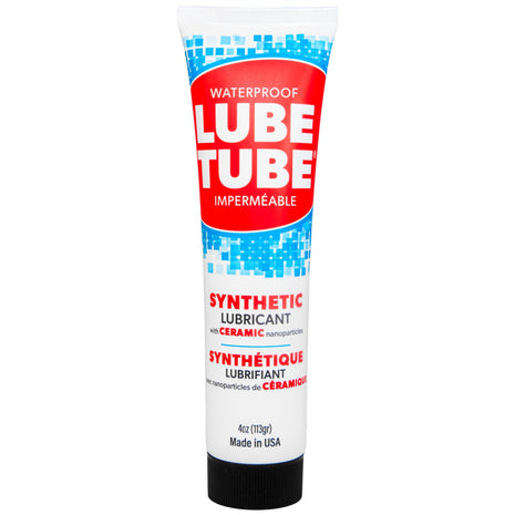 LubeTube 4oz – Multipurpose Synthetic Grease for Pool Equipment, Plumbing Fixtures, RV Toilets, Marine Systems, Machinery & Household Use – PFAS-Free, Food-Grade, Ceramic-Enhanced – Made in USA