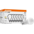 SYLVANIA ECO LED Light Bulb, A19 60W Equivalent, Efficient 9W, 7 Year, 750 Lumens, 2700K, Non-Dimmable, Frosted, Soft White - 8 Count (Pack of 1) (40821)