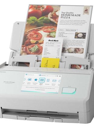 ScanSnap iX2500 Wireless or USB High-Speed Document Scanner, Black | Cloud Enabled | Photos & Receipts | Large Touchscreen | 100 page Auto Document Feeder | Mac or PC