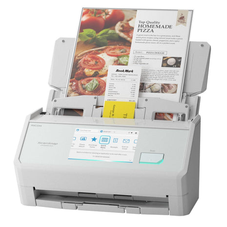 ScanSnap iX2500 Wireless or USB High-Speed Document Scanner, Black | Cloud Enabled | Photos & Receipts | Large Touchscreen | 100 page Auto Document Feeder | Mac or PC