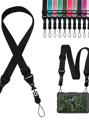 Gowjaw Adjustable Shoulder Strap:Comfortable for iPad Strap Nylon Neck Lanyard for iPad/Samsung Tablet Case,Camera Binocular Crossbody Laptop Luggage Bag