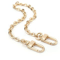 Xiazw Mini Copper Purse Chain Shoulder Crossbody Strap Bag Accessories Charm Decoration (Gold, 18'')