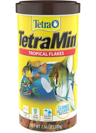 TetraMin Nutritionally Balanced Tropical Flake Food for Tropical Fish, 7.06 oz (pack of 1)