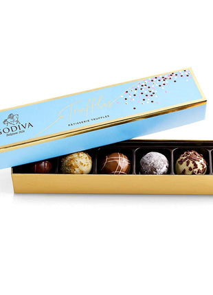 Godiva Chocolatier Patisserie Truffles  - Chocolate Dessert Gift Box for Birthday, Graduation, Thank You, Anniversary  - 6-Piece Gourmet Candy Box with Milk, White, Dark Chocolate