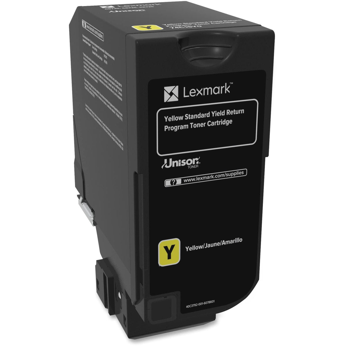 Lexmark 74C1SY0 CS720, CS725, CX725 Yellow Yield Return Program Cartridge Toner