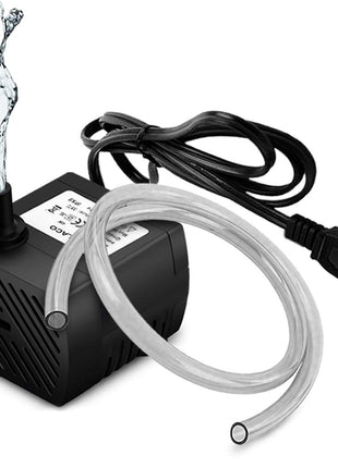 PULACO 95GPH 5W Mini Submersible Water Pump for Aquarium Fish Tank, Pond, Fountain, Hydroponics
