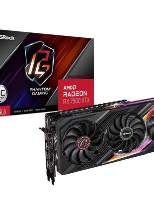 ASRock AMD Radeon RX 7900 XTX Phantom Gaming 24GB OC GDDR6 Graphics Card DisplayPort HDMI 384-Bit