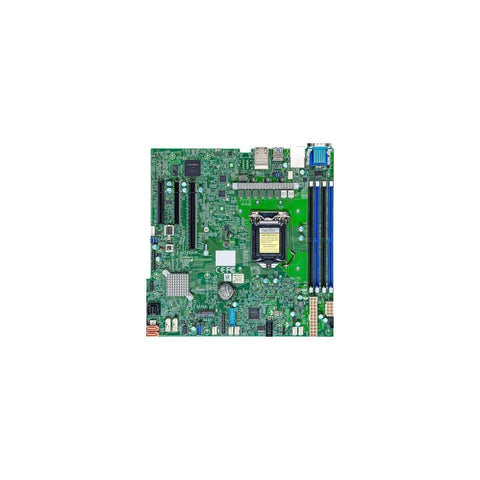 Supermicro X12STH-F Micro-ATX Server Motherboard C256 LGA-1200, Daul LAN 1GbE