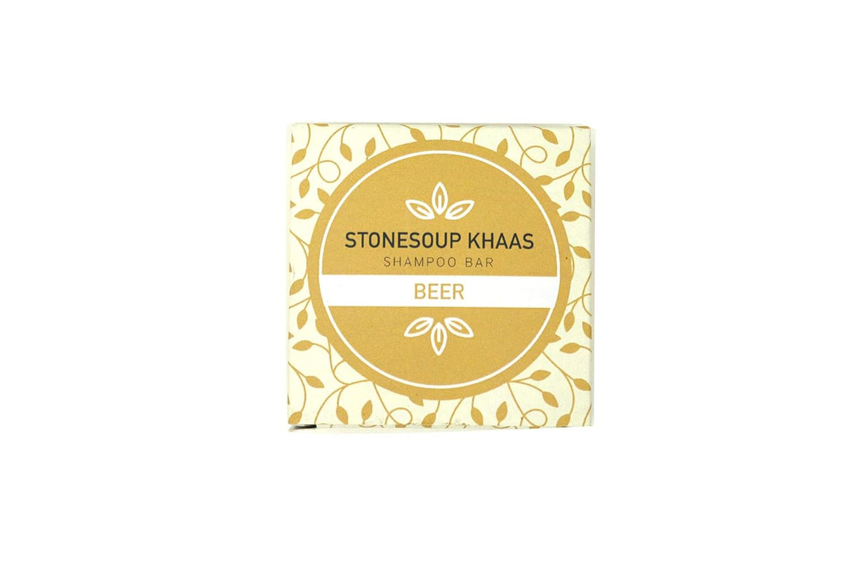 Stonesoup.in Khaas Shampoo Bar - Beer, 100 gm bar