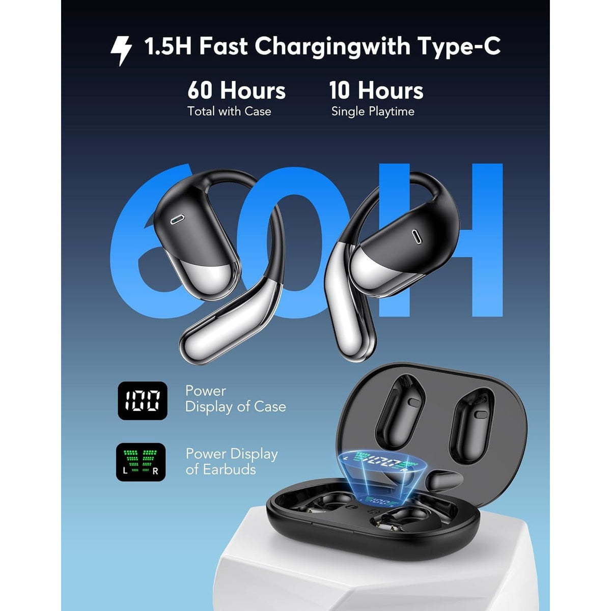 Paekole Translation Earbuds Real Time - AI 144 Language Translator Earbuds, Audifonos Traductores Inglés Español, 3-in-1 Translating Device, Translate Ear Buds for Travel Learning with Charging Case