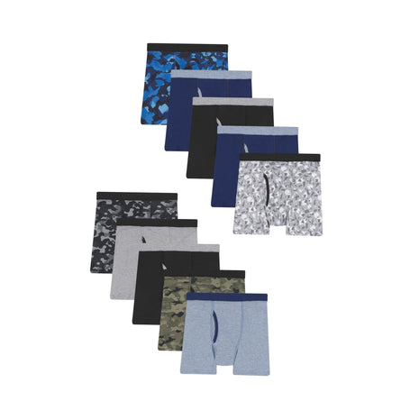 Hanes Boys And Toddler Underwear, Comfort Flex Comfortsoft Briefs, Multiple Packs Available Boxer, Multicolor - 10 Pack, Medium US