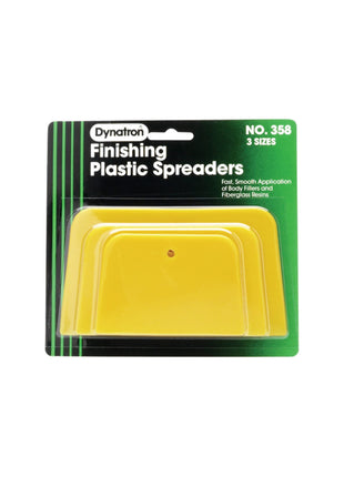 3M Dynatron, 358, 1 Pack of 3 Spreaders, 4 inch, 5 inch and 6 inch, Used for Spreading of Fillers, Caulks, Glazes and Putties