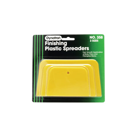 3M Dynatron, 358, 1 Pack of 3 Spreaders, 4 inch, 5 inch and 6 inch, Used for Spreading of Fillers, Caulks, Glazes and Putties