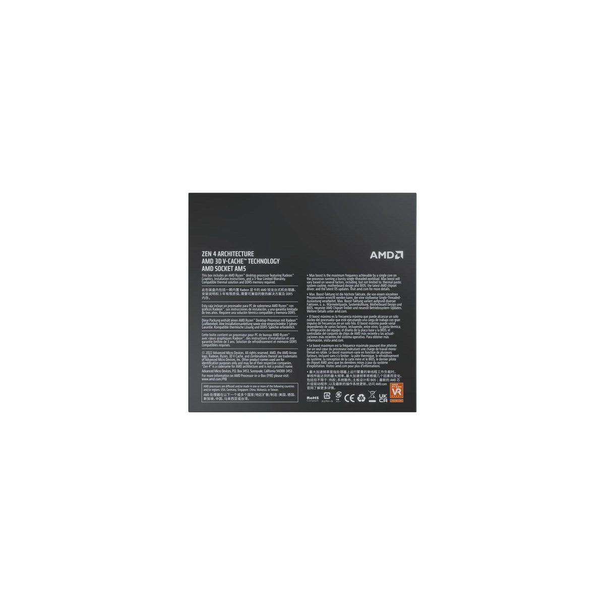 AMD Ryzen 7 7800X3D 8-Core, 16-Thread Desktop Processor