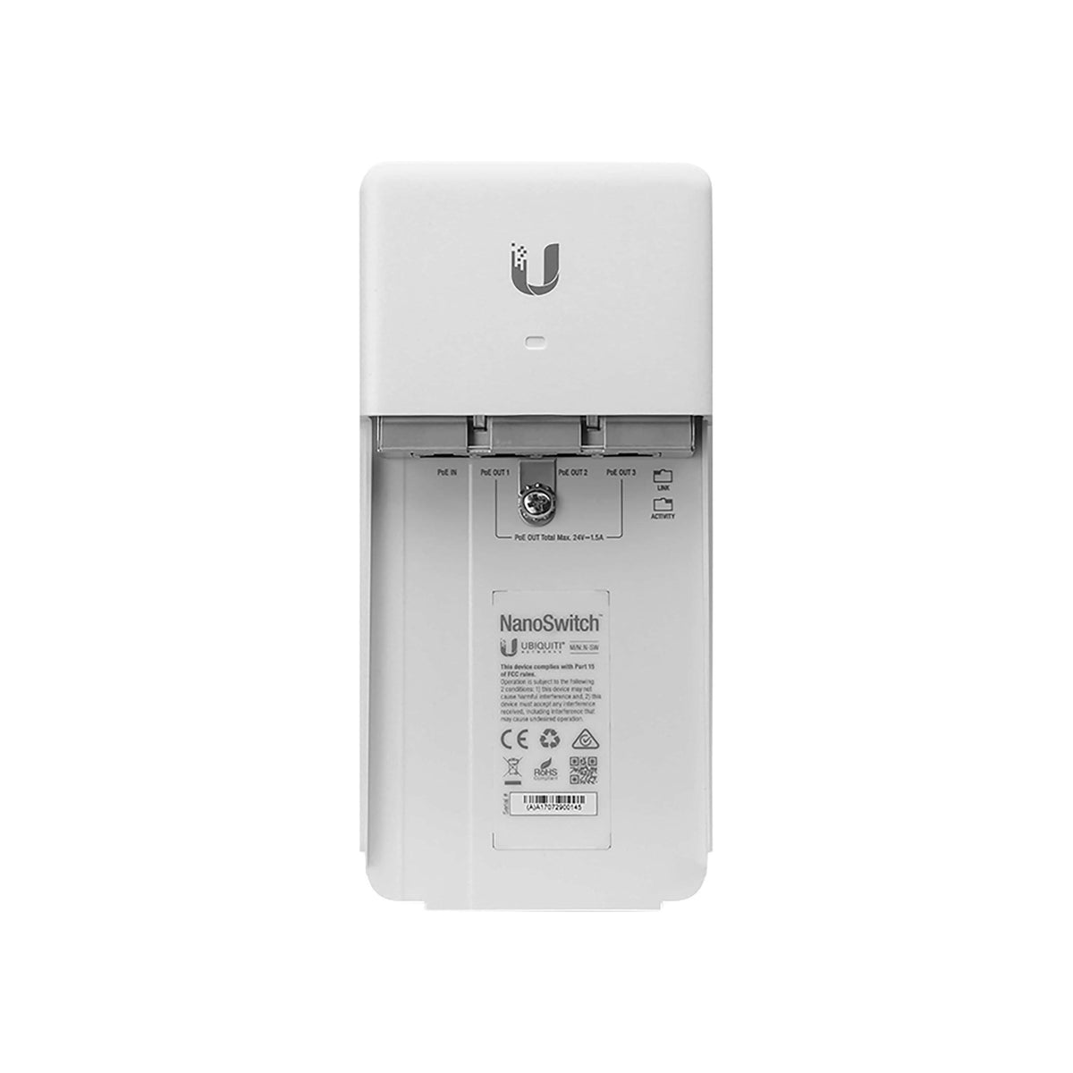 Ubiquiti NanoSwitch Outdoor 4-Port PoE Passthrough Switch (N-SW)