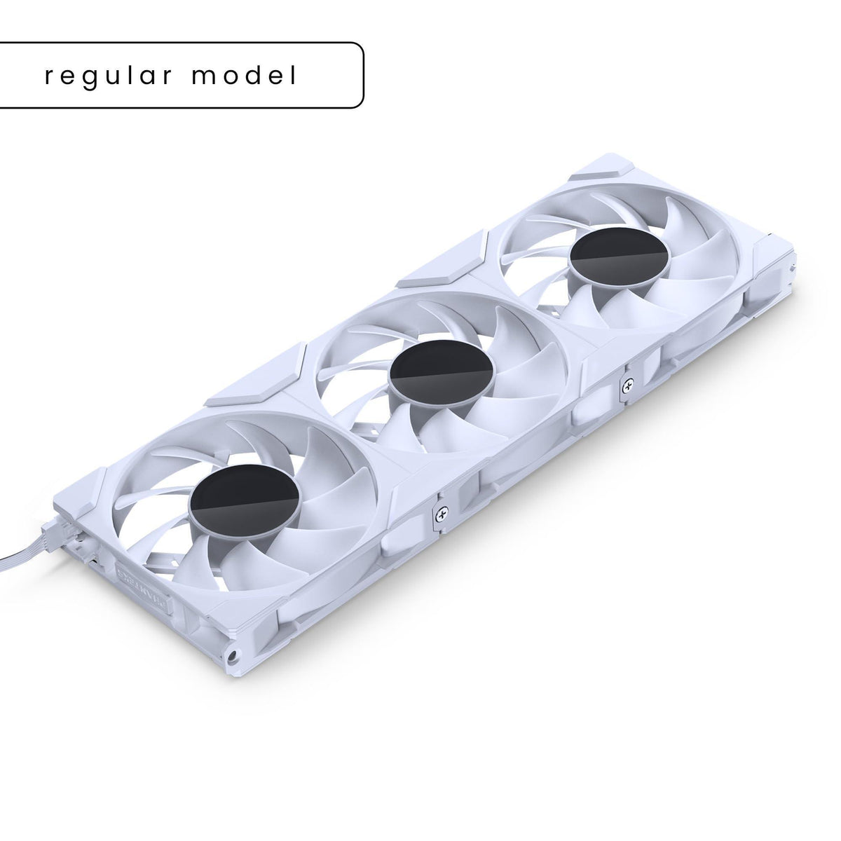 Phanteks M25-120 Gen2 Triple Pack, 3X 120mm ARGB High Performance Cooling Fans, Daisy-Chain Unified Fan Frame, Infinity Mirror hub, Single Cable Connection, White