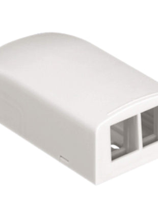 Panduit NK2BXWH-A 2-Port Surface Mounting Box for LD3/LD5 Fitting, White