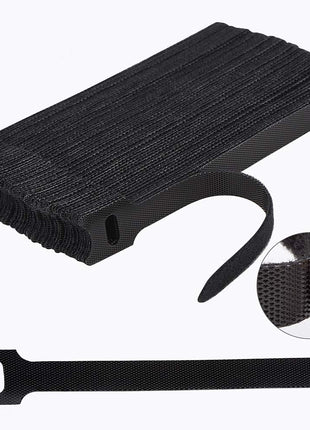 Nettbe 60 PCS 6 Inches Reusable Cable Ties, Adjustable Cord Straps Wire Organizer Cord Wrap and Hook Loop Cable Management
