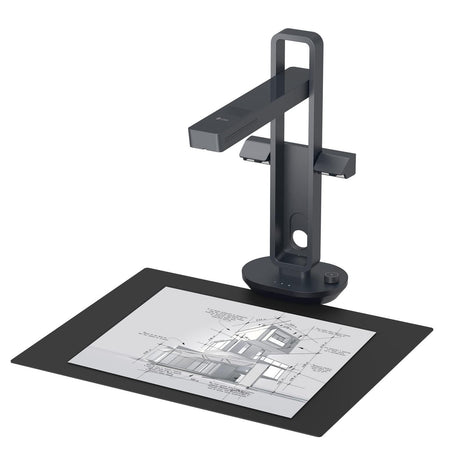 CZUR Aura Pro Book & Document Scanner, Capture A3 & A4 | Auto-Flatten & Deskew Powered by AI Technology, Foldable & Portable, Compatible with Windows & macOS