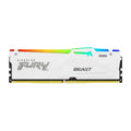 Kingston Fury Beast White RGB 64GB (2x32GB) 6000MT/s DDR5 CL30 DIMM Desktop Gaming Memory Kit of 2 AMD Expo/Intel XMP - KF560C30BWEAK2-64
