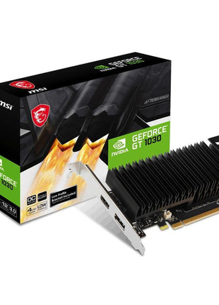 msi Gaming GeForce GT 1030 4GHD4 LP OC Low Profile Graphics Card (Boost Clock: 1430 MHz, Memory Speed: 2100 MHz, 4GB DDR4, 64-bit, DP/HDMI)