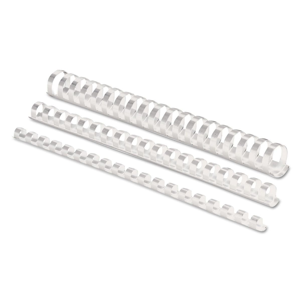 Fellowes Plastic Comb Bindings, 3/8 inch Diameter, 55 Sheet Capacity, Black, 25 Combs/Pack