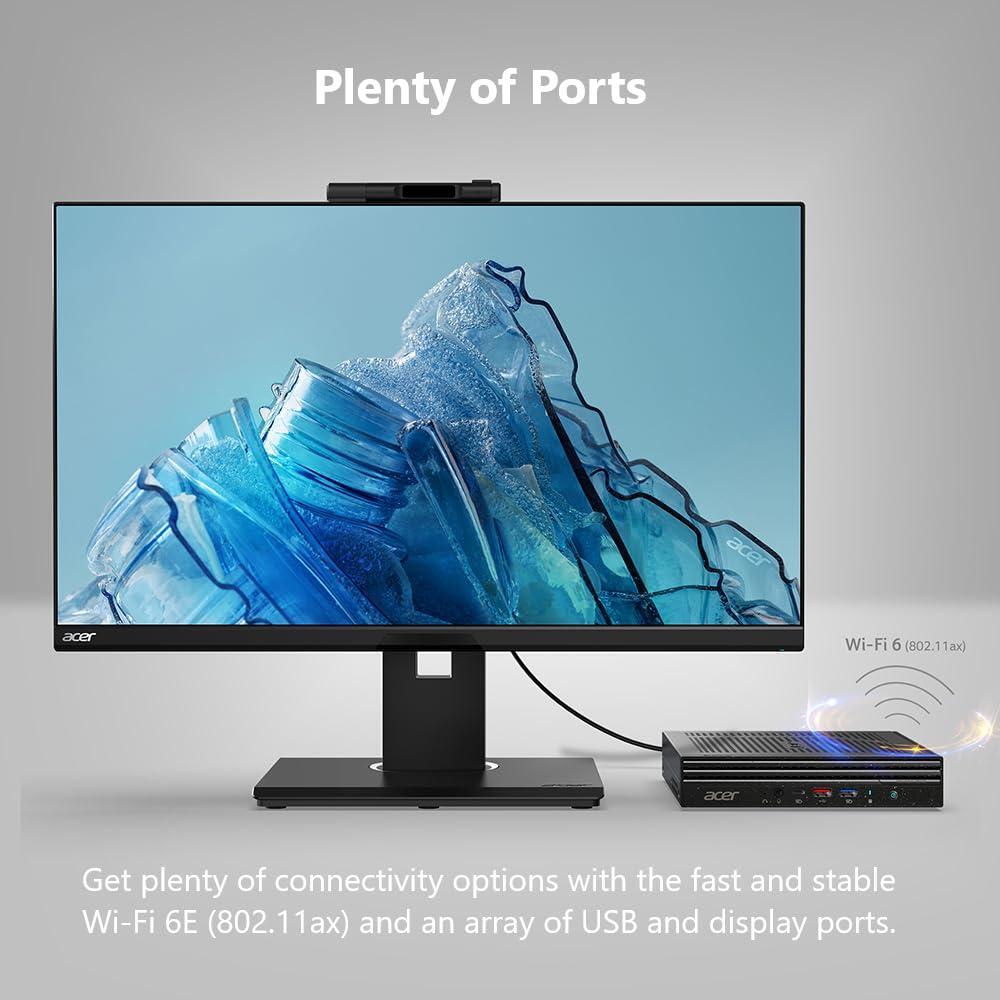 Acer Veriton Vero Mini VVN4690GT-I716G1 Desktop | Intel Core i7-12700T | 16 GB DDR4 | 1 TB PCIe 4.0 SSD | Wi-Fi 6E | USB KB & Mouse | Windows 10 Pro 64-bit (Free Upgrade to Windows 11 Pro 64-bit)