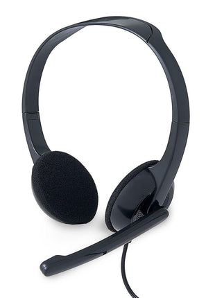 Verbatim Stereo 3.5mm Headset with Microphone,Black